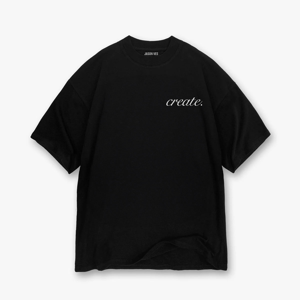 The 'Create' T-shirt – Midnight Black